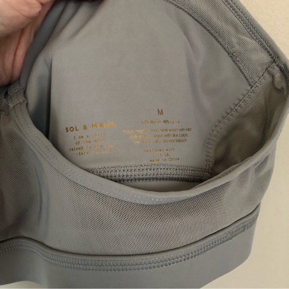 Sol and mane grey sports bra - Picture 4 of 4